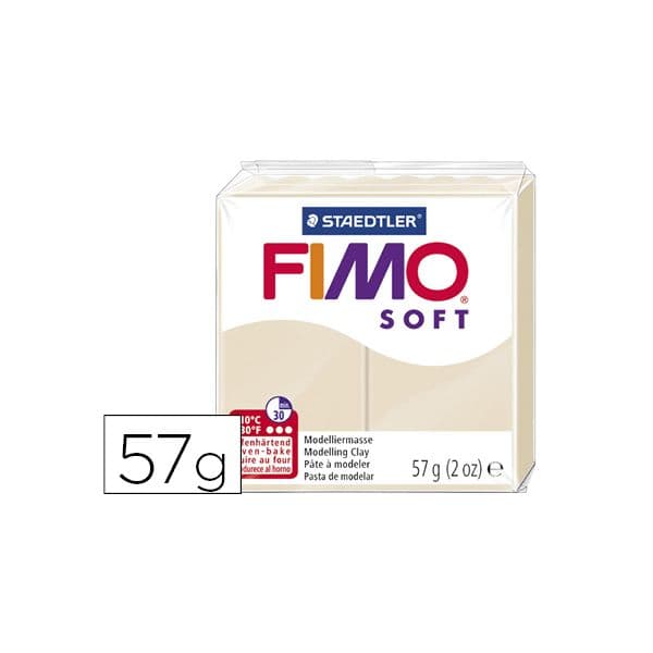 Staedtler Fimo Pasta p/ Modelar Soft 70 Sahara 56g