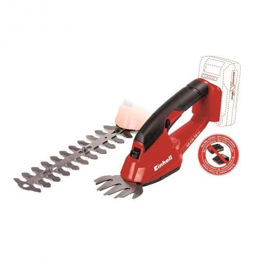 Einhell Cortadores Relva sem Fio e Tesoura de Arbustos GE-CG 18 Li Solo - 3410370