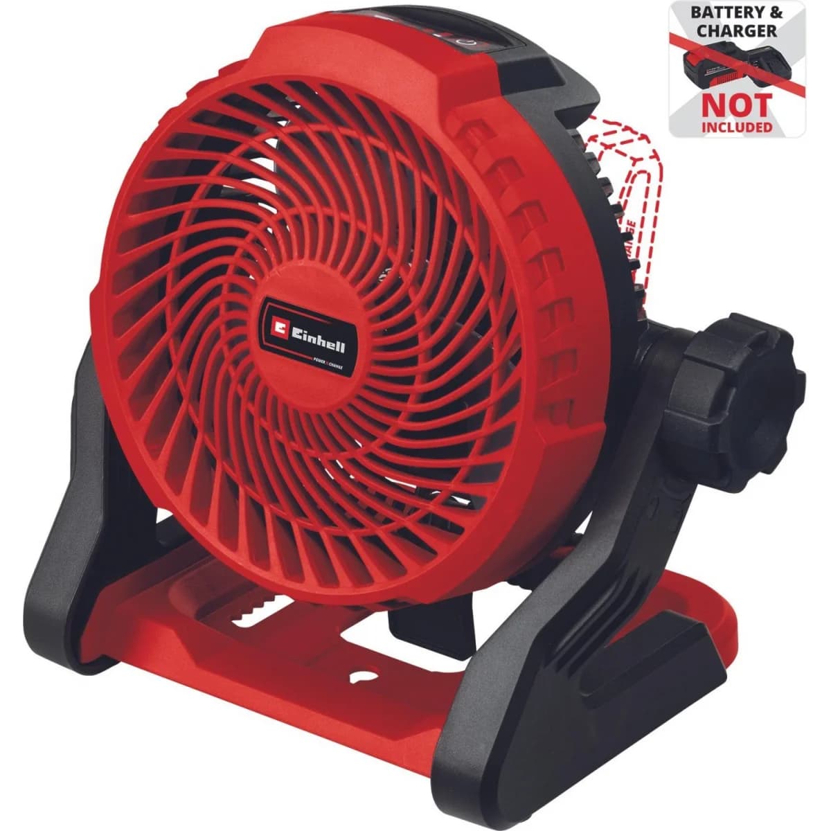 Einhell Ventoinha GE-CF 18/2200 Li Sem Fios 18V Vermelho/Preto Solo