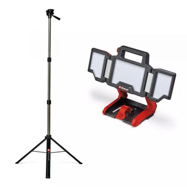 Einhell Lanterna Projector TP-CL 18/3000 Li c/ Tripé Set-Solo