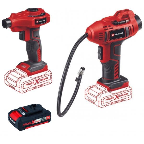 Einhell Kit Bomba de Ar CE-AP 18 + Compressor de Ar CE-CC 18 + Bateria 2.0Ah (refª 2070111)