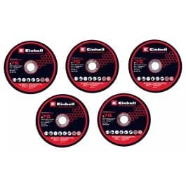 5 discos de corte 76 mm Einhell