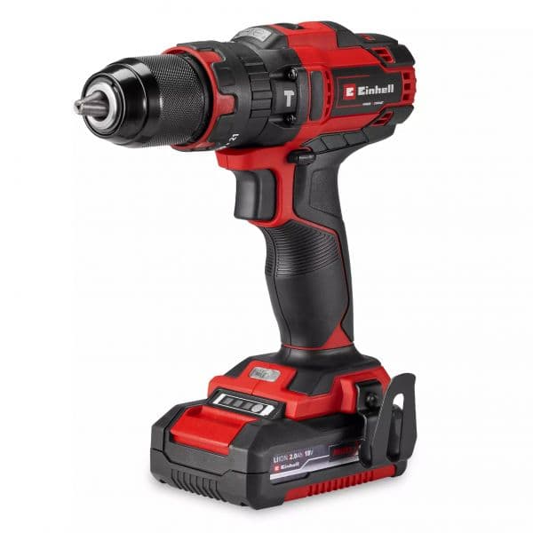 Einhell Aparafusadora e Berbequim de Impacto a Bateria TE-CD 18/40 Li-i 1x2.0Ah com 64 Acessórios