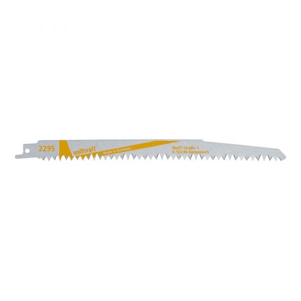 Wolfcraft Lâminas de Serra Sabre 2295000 para Madeira Bruta 2 Unidades 230mm