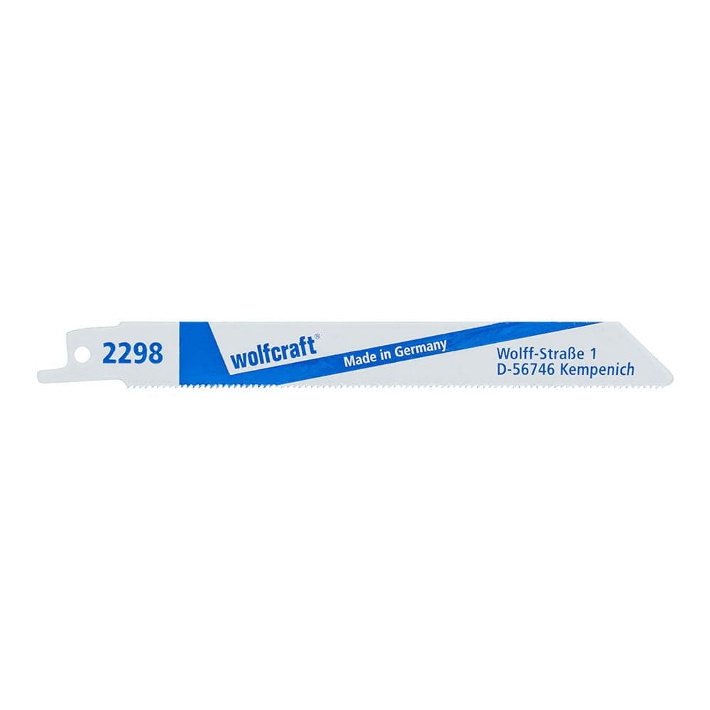 PACK 2 FOLHAS DE SERRA SABRE BIM, METAL, FINO, COMPRIMENTO 150MM