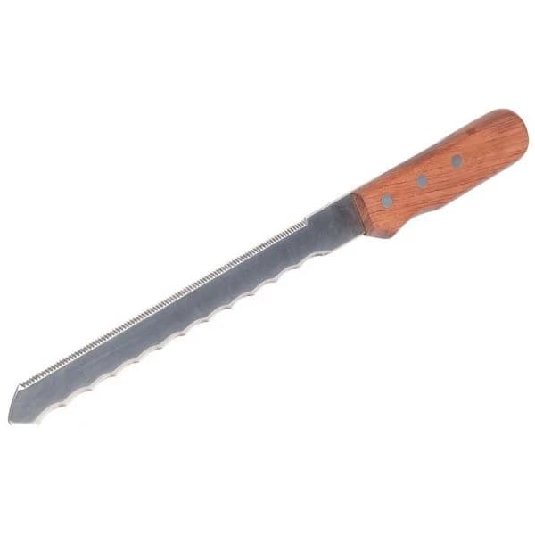 Wolfcraft Faca para Materiais Isolantes WF4119000 Profissional com Cabo de Madeira e 2 Lâminas 275 mm