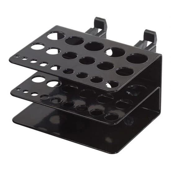 Wolfcraft Suporte de Brocas WSS 6804000 para Painel Perfurado Preto