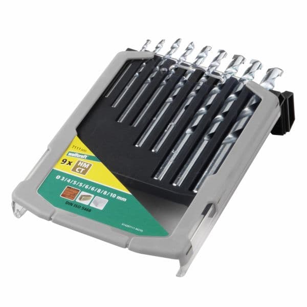 Wolfcraft Conjunto Brocas Pedra 310Mm 9Un 310MM - 0149524