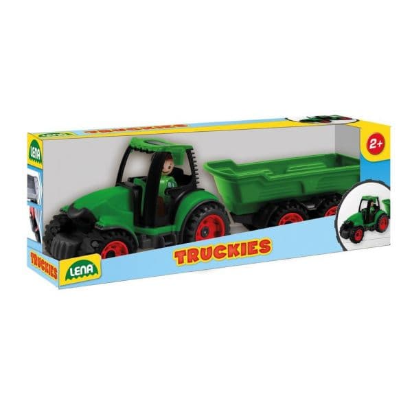 Lena Truckies Trator Com Reboque 36cm