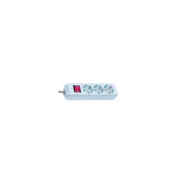Brennenstuhl Base de Tomas Multiplas Eco-line Blanca com Interruptor Medidas 3 Tomas e 1.5 M de Cable