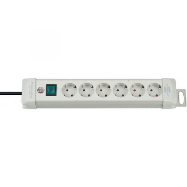 Brennenstuhl Base de Tomas Multiplas Premium-line Gris Claro com Varias Posibilidad de Instalación e Fijación Número de Tomas 6