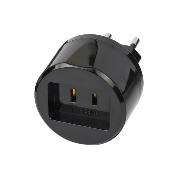 Brennenstuhl Adaptador de Viagem Dos Eua para a Europa com Fus. - BN-1508500010