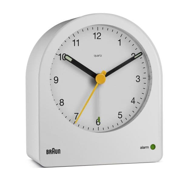 Braun Despertador BC22 W Quartzo Branco