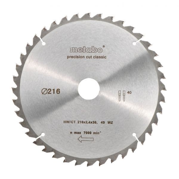 Metabo Disco de Corte 628060000 PrecisionCutClassic 216x 30 Ø 216 mm