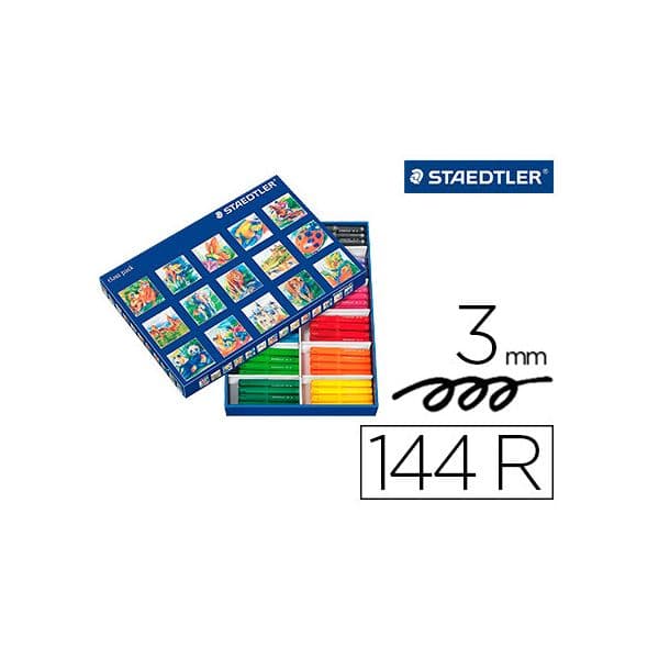 Staedtler Marcador Jumbo Traco 3 mm Caixa de 144 un. Sortidas 12 x - OFF152334CE