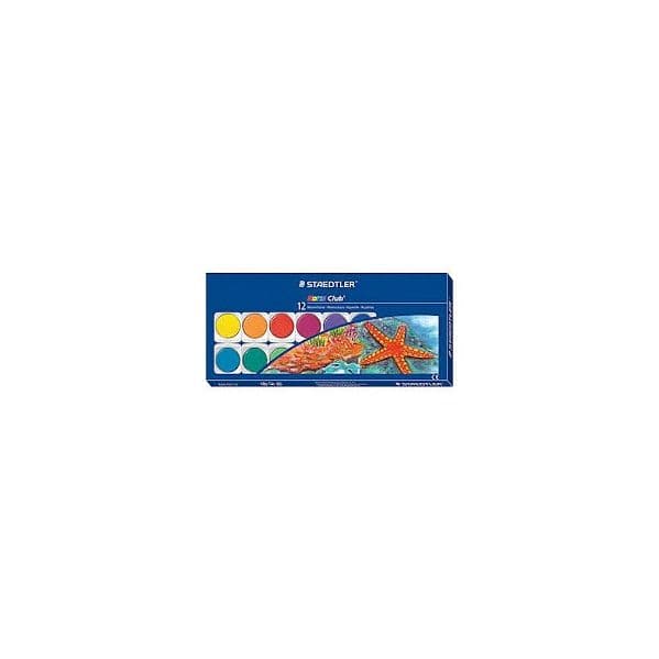Staedtler Caixa Aquarelas Noris 12 Cores