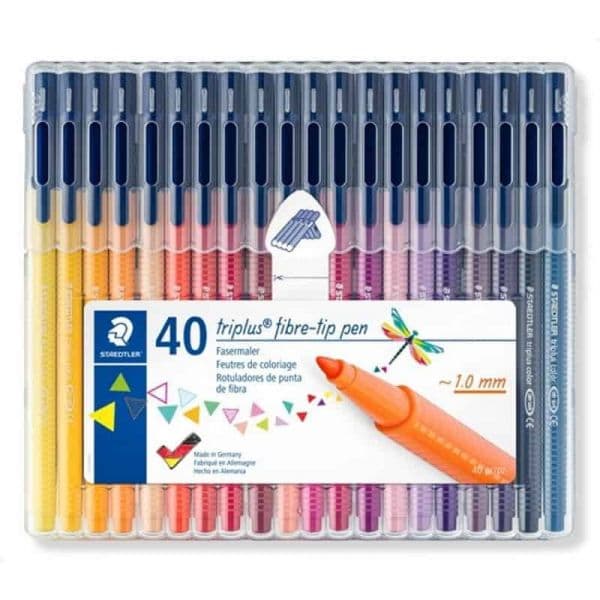 Staedtler Triplus Color, Ponta de Fibra, 40uni.