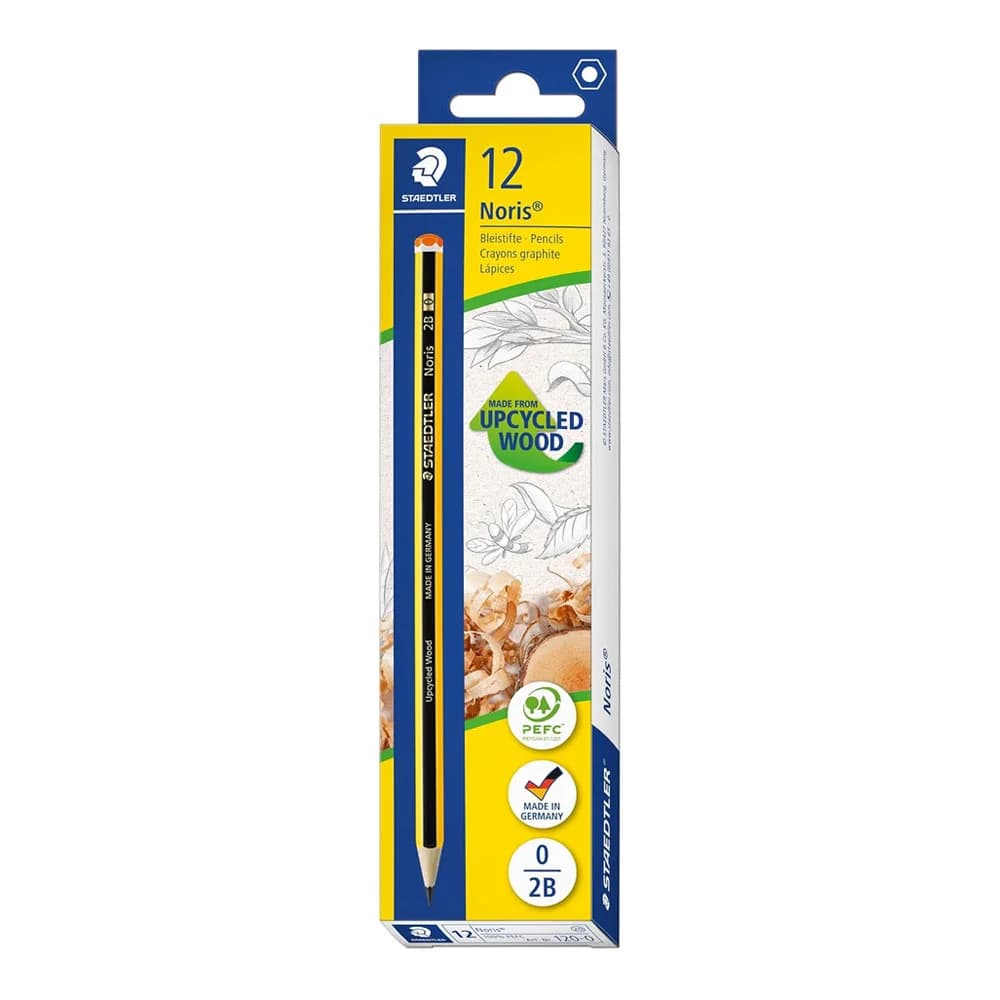 Staedtler Lápis Noris 120 nº 2B 12 Un.