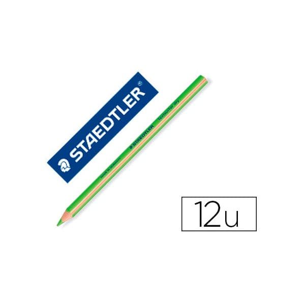 Staedtler 12 un. Lápis de Cor Textsurfer Verde Fluorescente - 649795