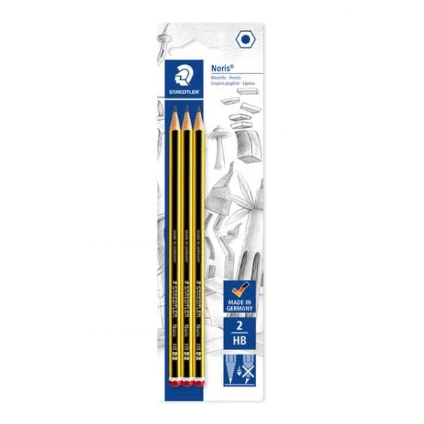 Staedtler 3 un. Lápis Noris 120 nº 2 HB