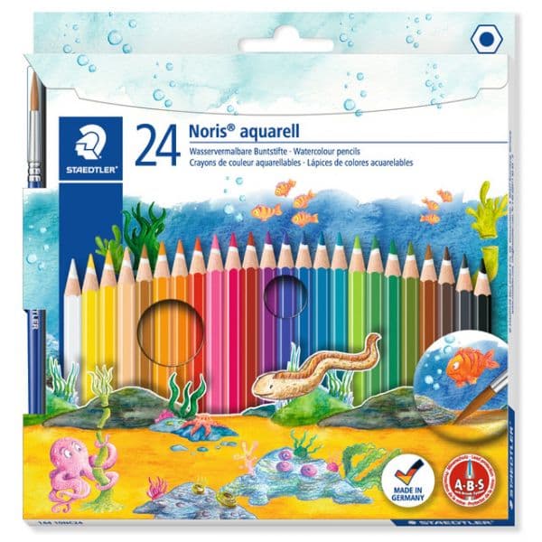 Staedtler Lápis de Cor Noris Club 144 10 Aguareláveis 24 un.