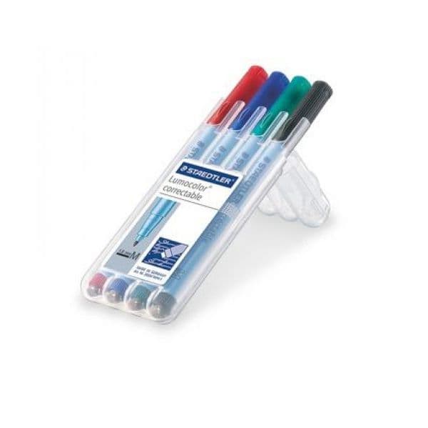 Staedtler Marcador Lumocolor Correct M 4pcs