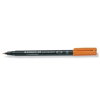 Staedtler Marcador Lumocolor Permanente 313-4 Laranja 10 Un.