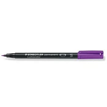Staedtler Marcador Lumocolor Permanente 313-6 Violeta 10 Un.