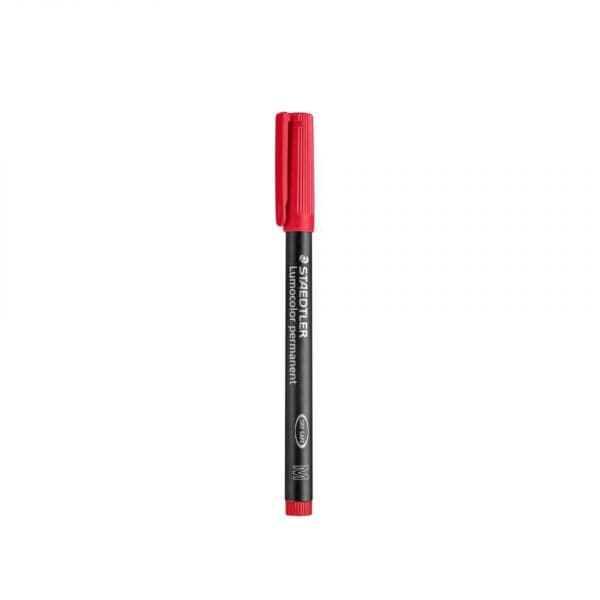 Staedtler Marcador Permanente 317-2 1mm Vermelho 1 Un.