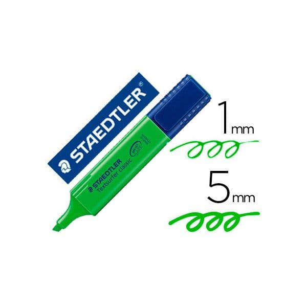 Staedtler Marcador Fluorescente Textsurfer Classic Verde 10 Un.