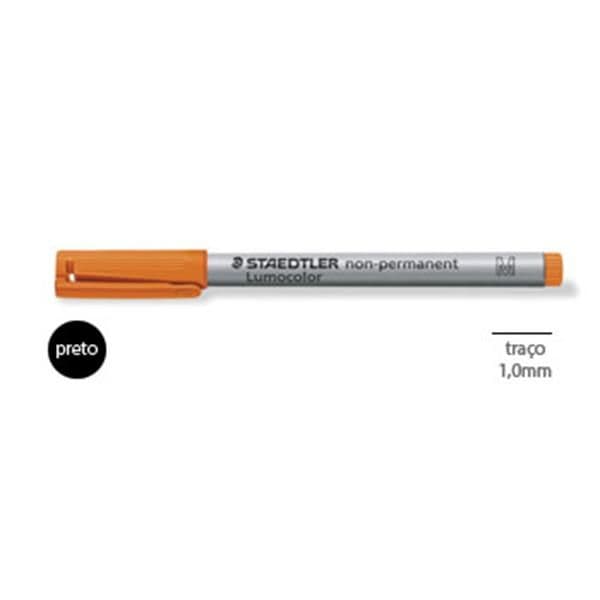 Staedtler 10 un. Marcadores Não Permanentes Lumocolor 315 1mm Preto