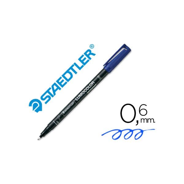 Staedtler Marcador Permanente Lumocolor 0.6mm Azul - 3183