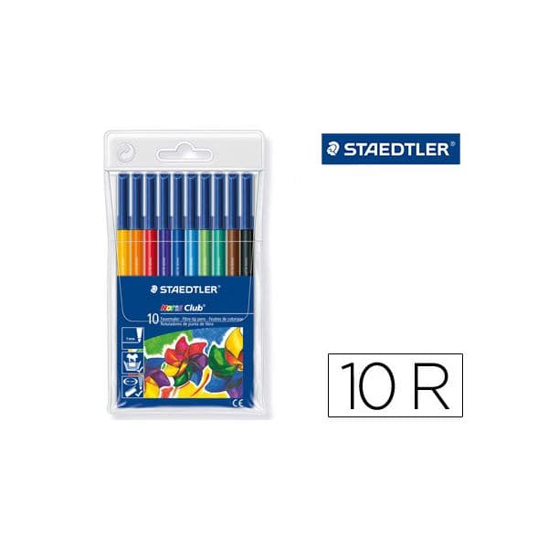 Staedtler 10 Un. Marcadores Noris Club - 326WP10