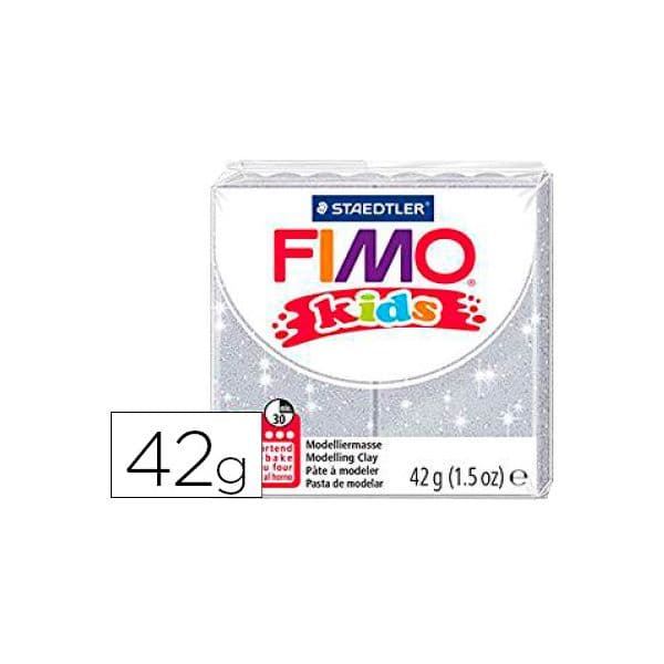 Staedtler Pasta Fimo Kids 42 gr. Prata Purpurina - OFF152355CE