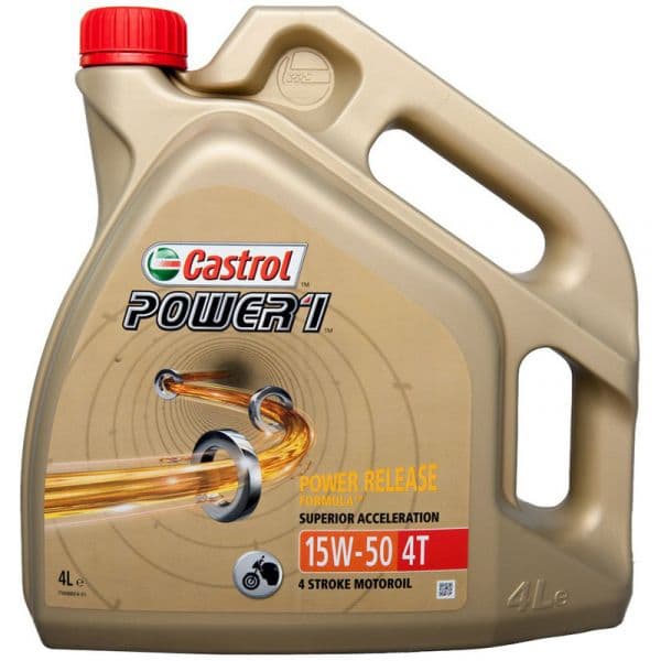 Castrol Óleos e Spray Power 1 4T 4L 15W-50