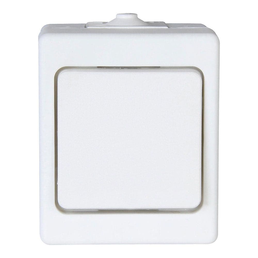 Kopp Interruptor de Montagem de Superfície Bipolar 10XA 250V Branco