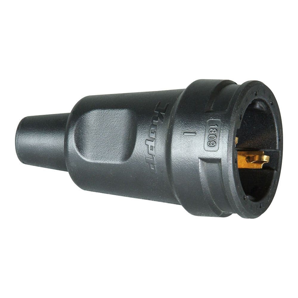 Kopp Ficha Femea de Borracha Tipo F 16a - EDM42105