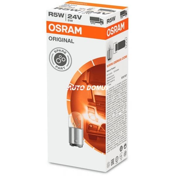 Osram Kit 10 Lâmpadas R5W 24V/7W Original Line®