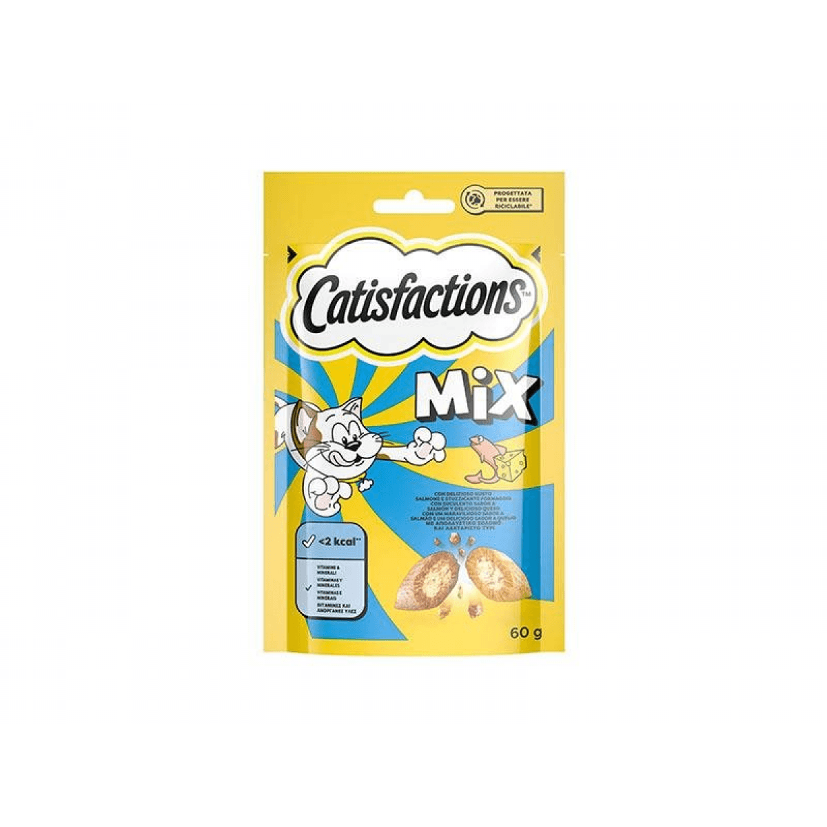 Catisfaction Snack Salmon & Cheese 60g