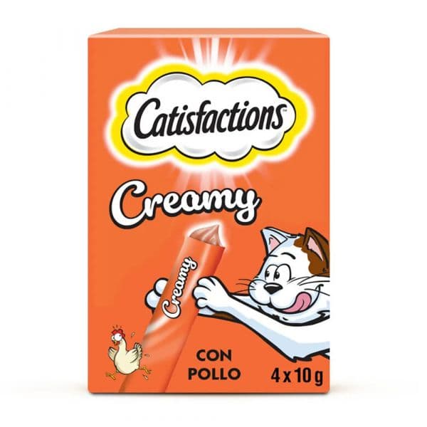 Catisfaction Snack Cremoso Frango 4x10g