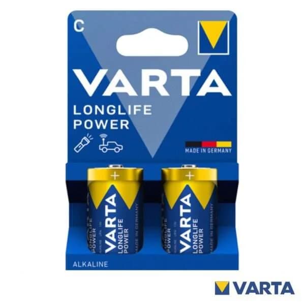 Pilha Alcalina LR14/C 1.5V 2x Blister VARTA