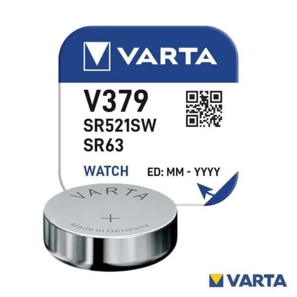 Varta Pilha V379/SR63 1.55V 1 Un.
