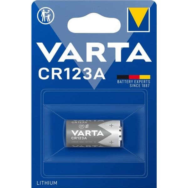 Varta Pilha de Lítio CR123A 3V 1 Un.