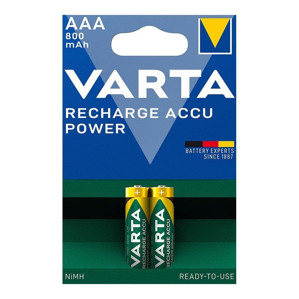 Varta Pilha Recarregável AAA Ready2Use NiMH 800 mAH 2 Un.