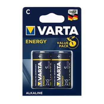 Varta Pilha Alcalinas Energy LR14 C 1.5V 7000mAh 2 Un.