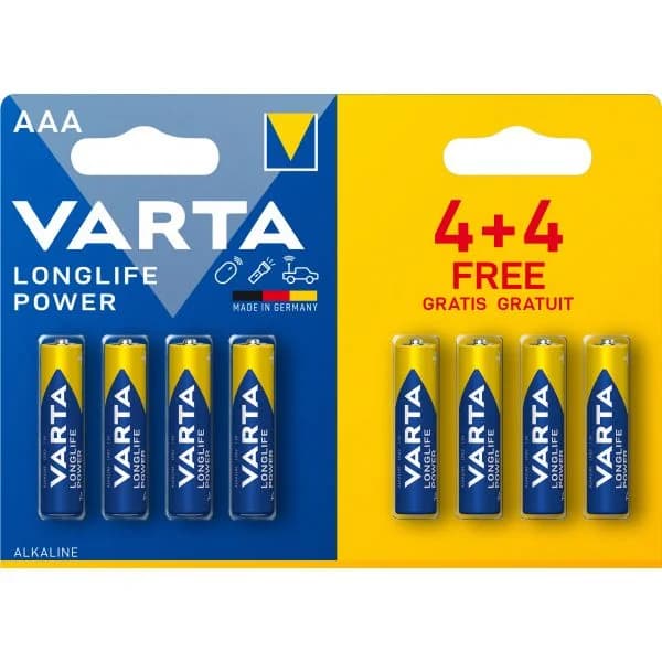 Varta Alcalina AAA 8 Unidades