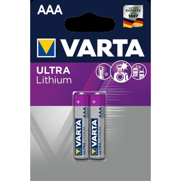 Varta 1x2 Professional Lítio Micro AAA LR03 - 6103301402