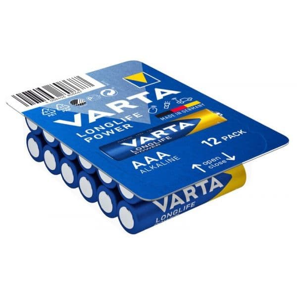 Varta Pack 12 Pilhas 1,5V Alcalinas LR03 AAA - AAA-4903-12X