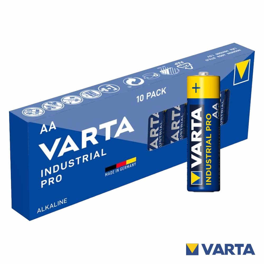 PILHA ALCALINA LR6AA 1.5V 10X INDUSTRIAL PRO VARTA