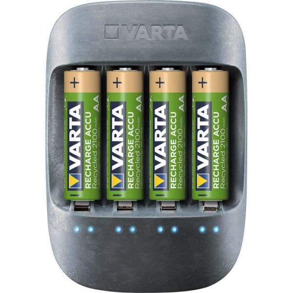 Varta Carregador ECO + 4 Akkus AAA Micro 800 mAh 57680 101 421 57680 101 421 - 57680 101 421